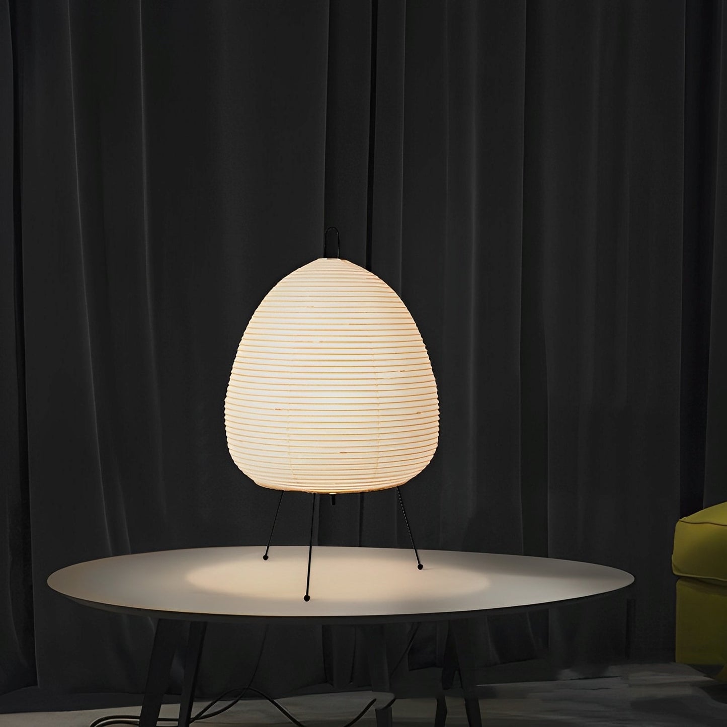 Suki – Lampe de table japonaise avec abat-jour en papier de riz