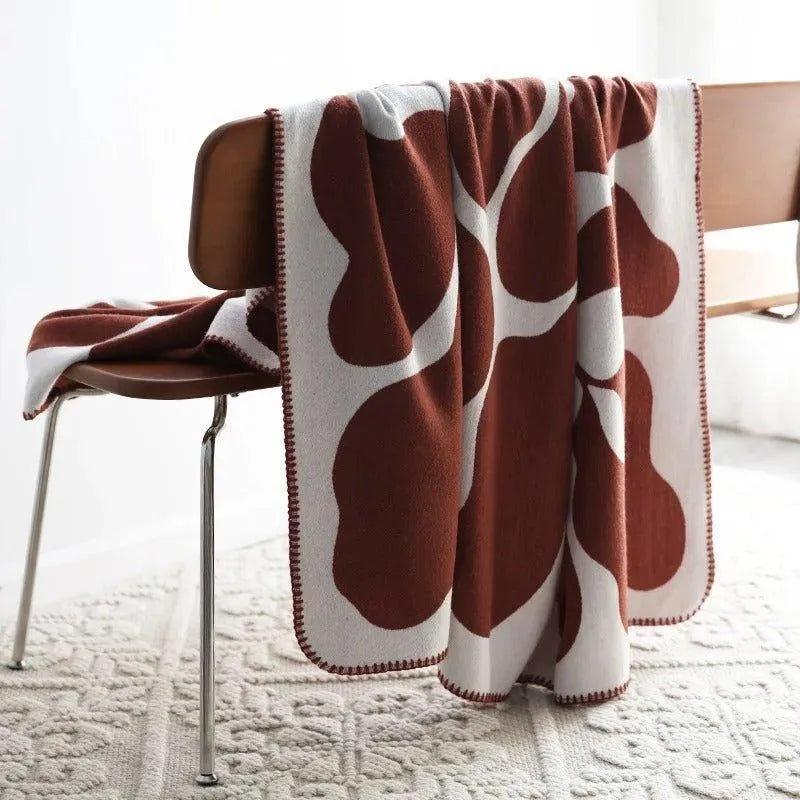 Akemi – Couverture en cachemire jacquard