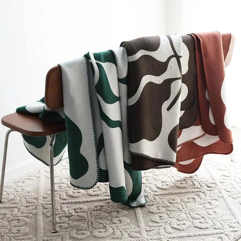 Akemi – Couverture en cachemire jacquard