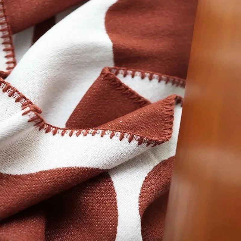 Akemi – Couverture en cachemire jacquard