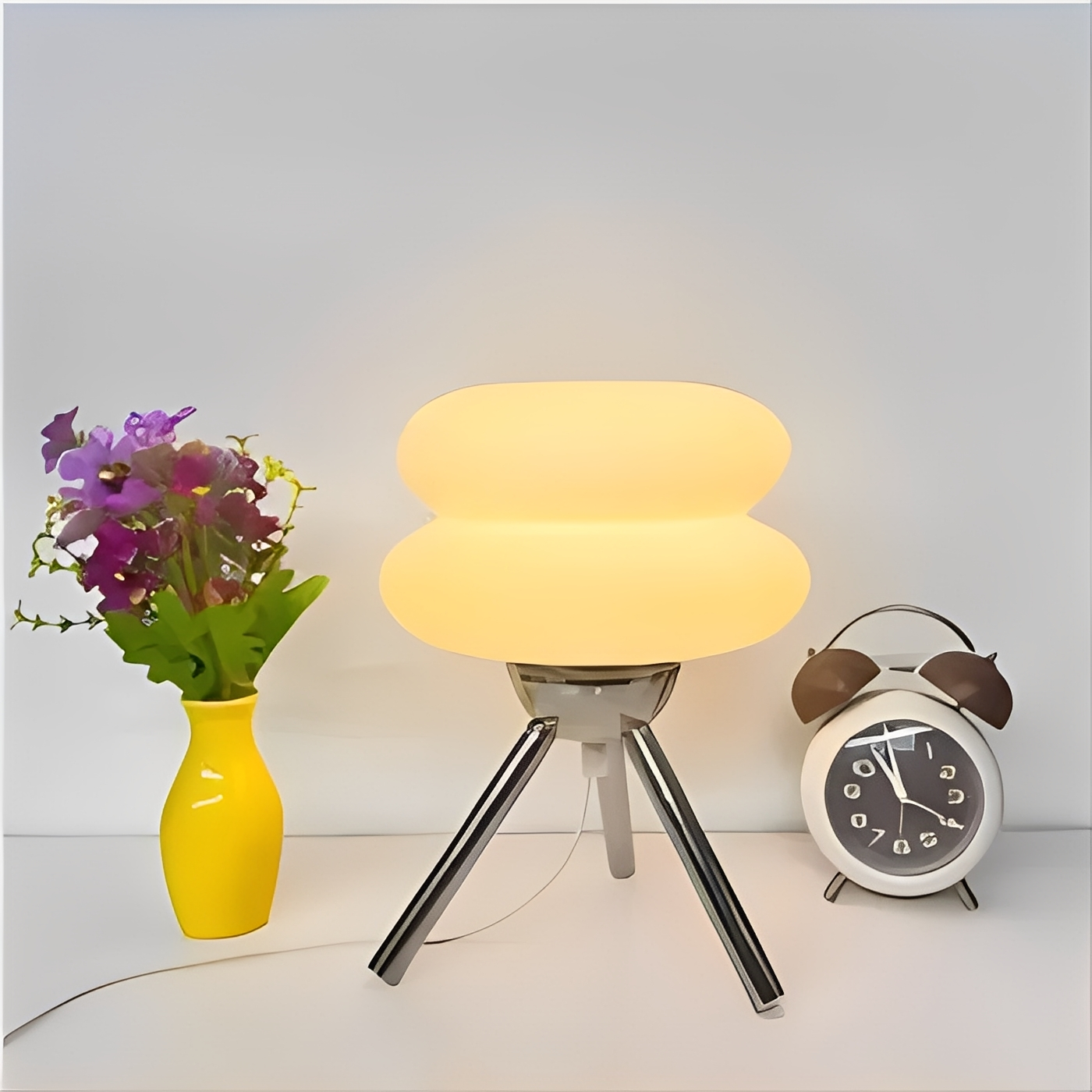 Yaren – Lampe de table en verre design Burger