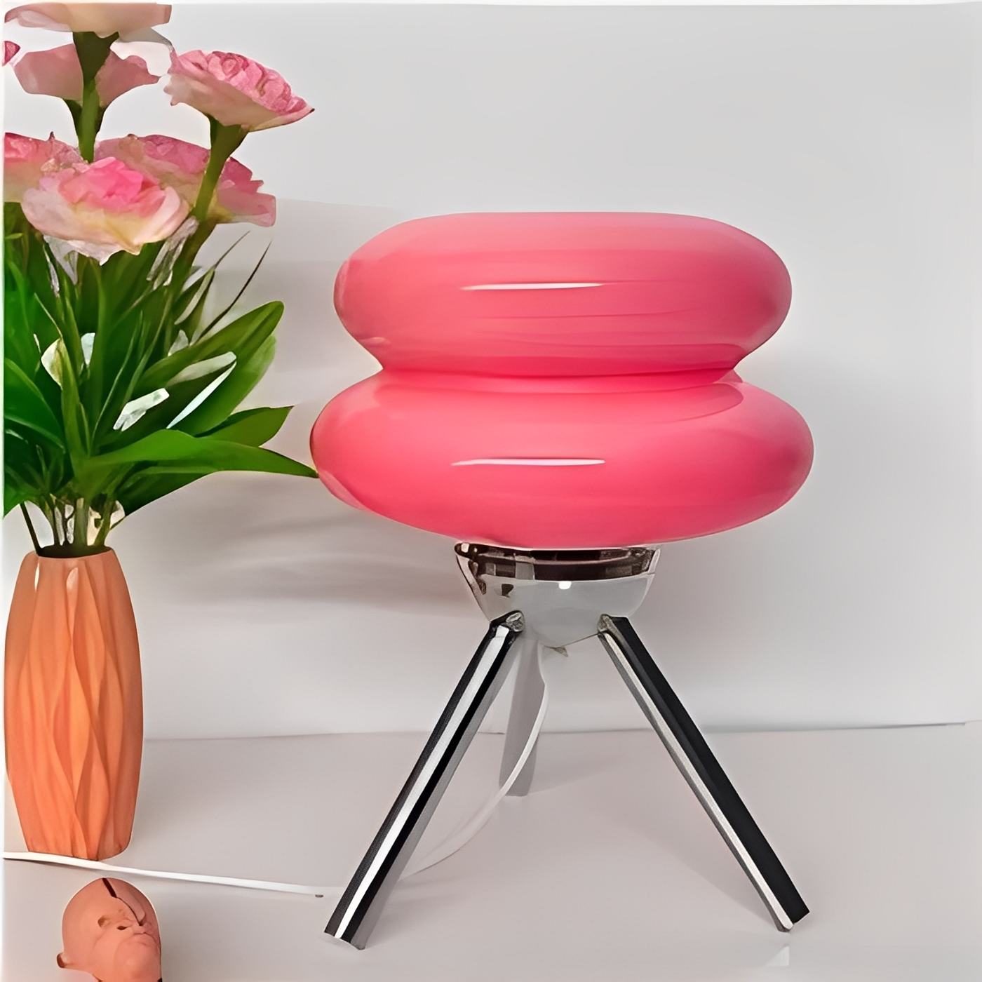 Yaren – Lampe de table en verre design Burger