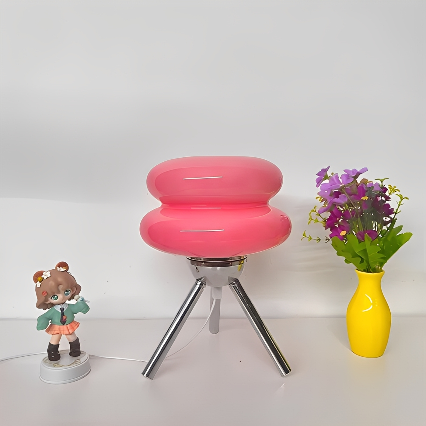 Yaren – Lampe de table en verre design Burger