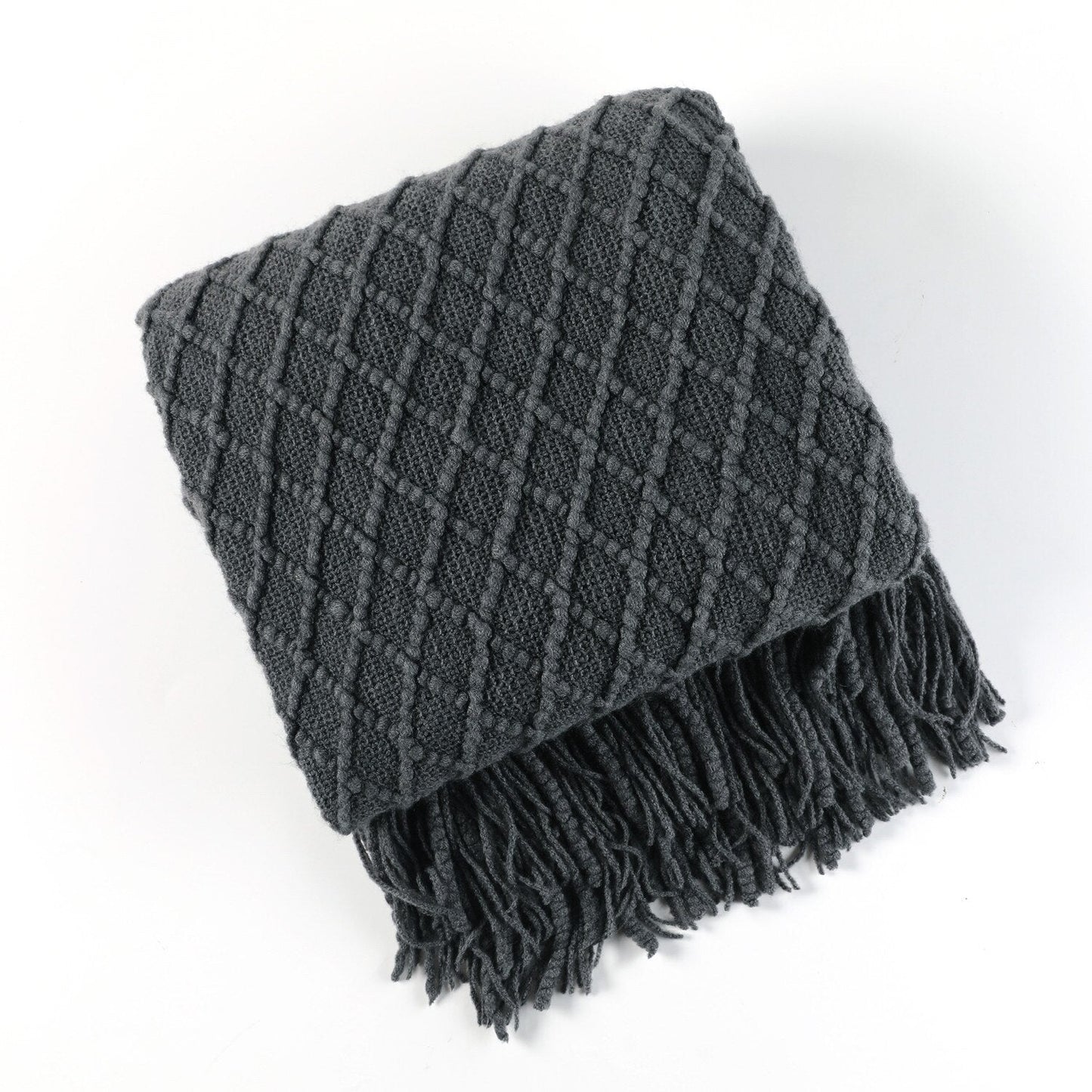 Uela – Couverture de canapé en polaire de corail au design uni