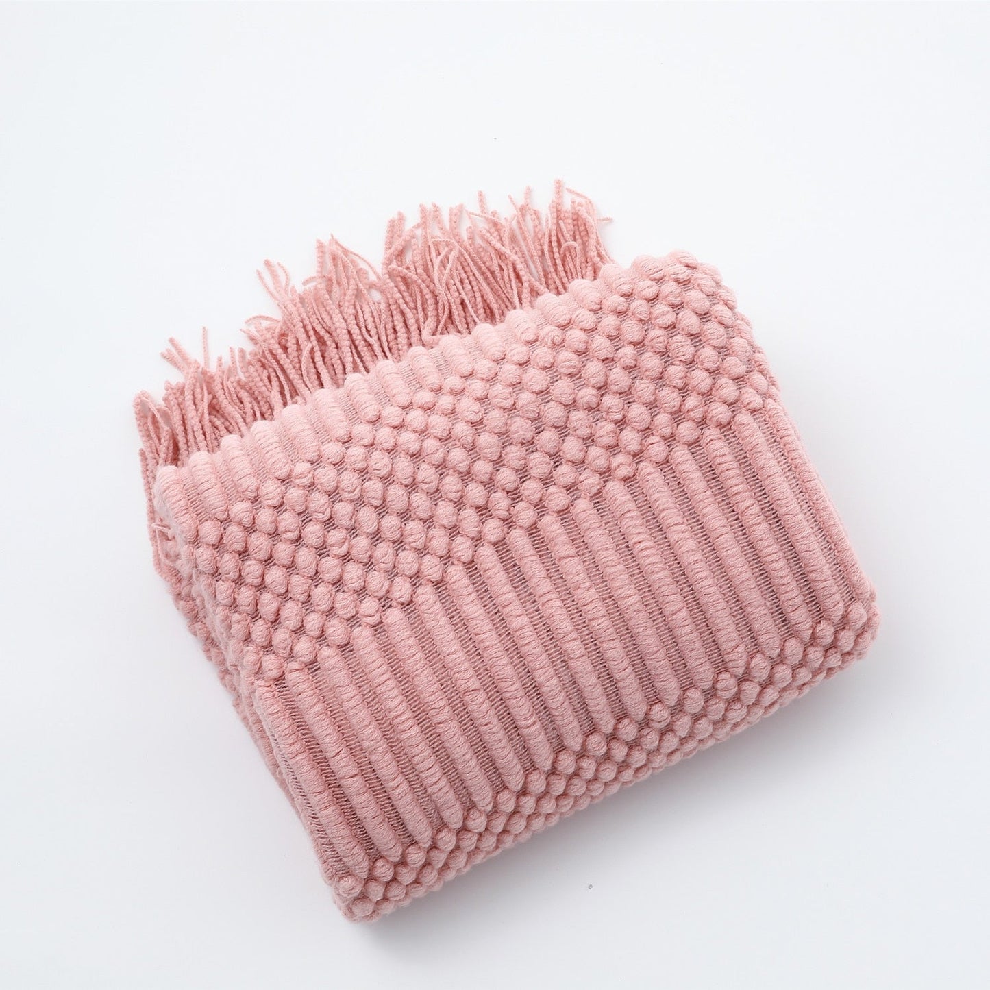Uela – Couverture de canapé en polaire de corail au design uni