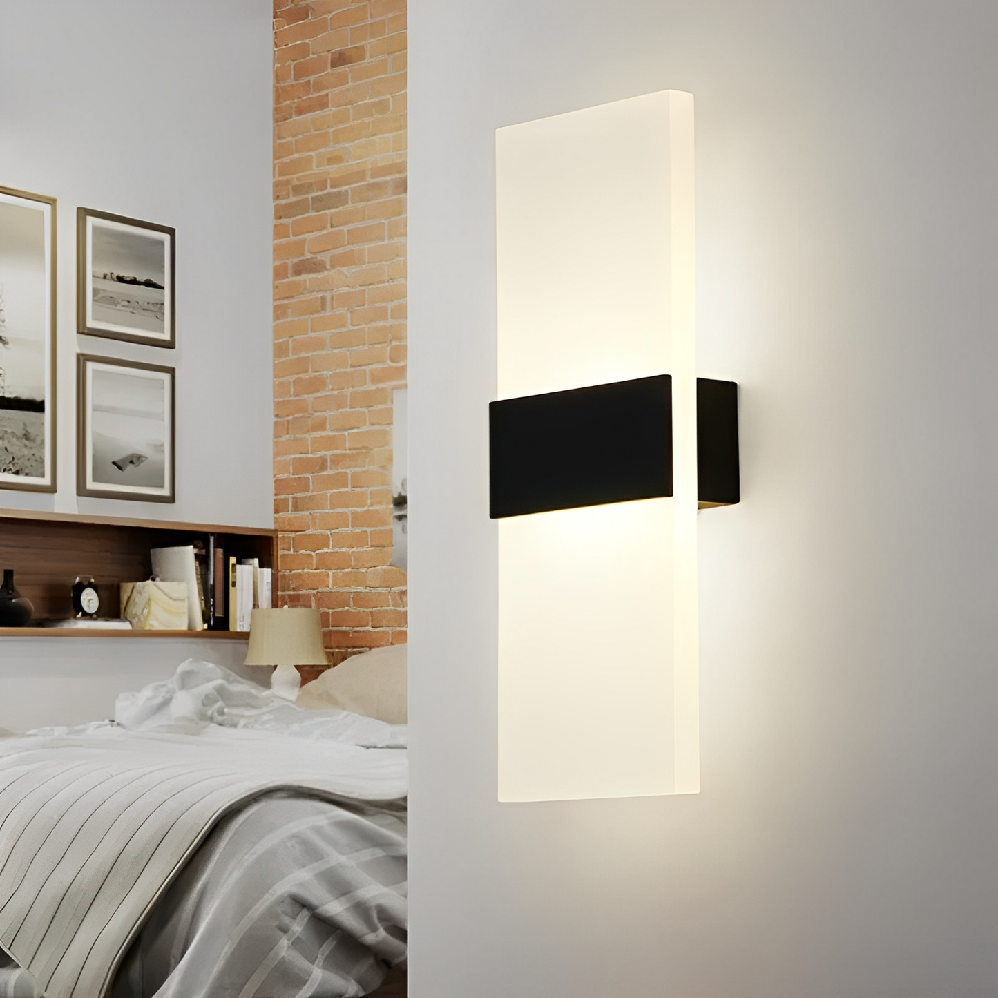 Darren - Applique murale avec capteur de mouvement : Design élégant avec fonction moderne