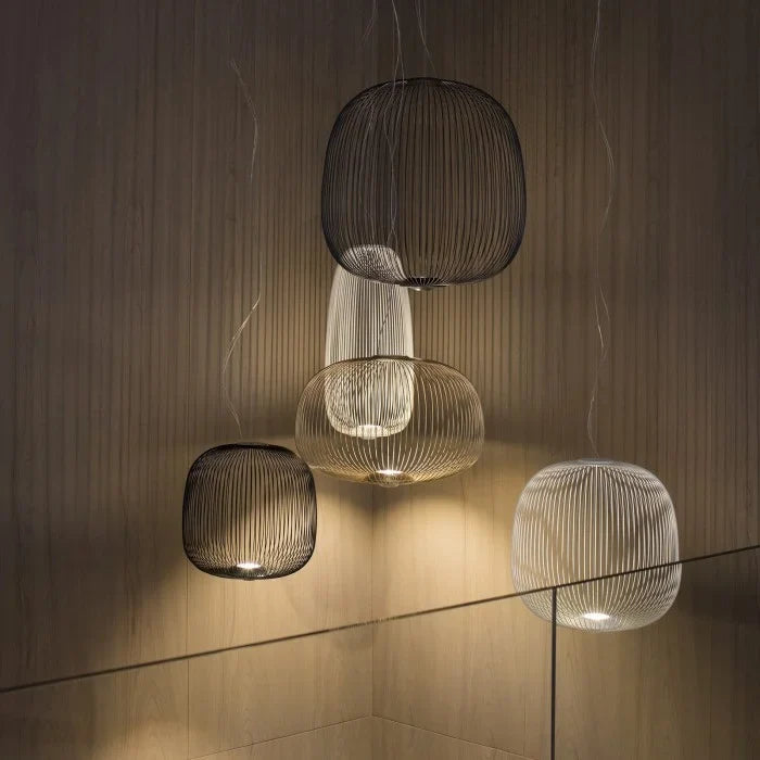 Corvin – Lustre Cage à Oiseaux Moderne