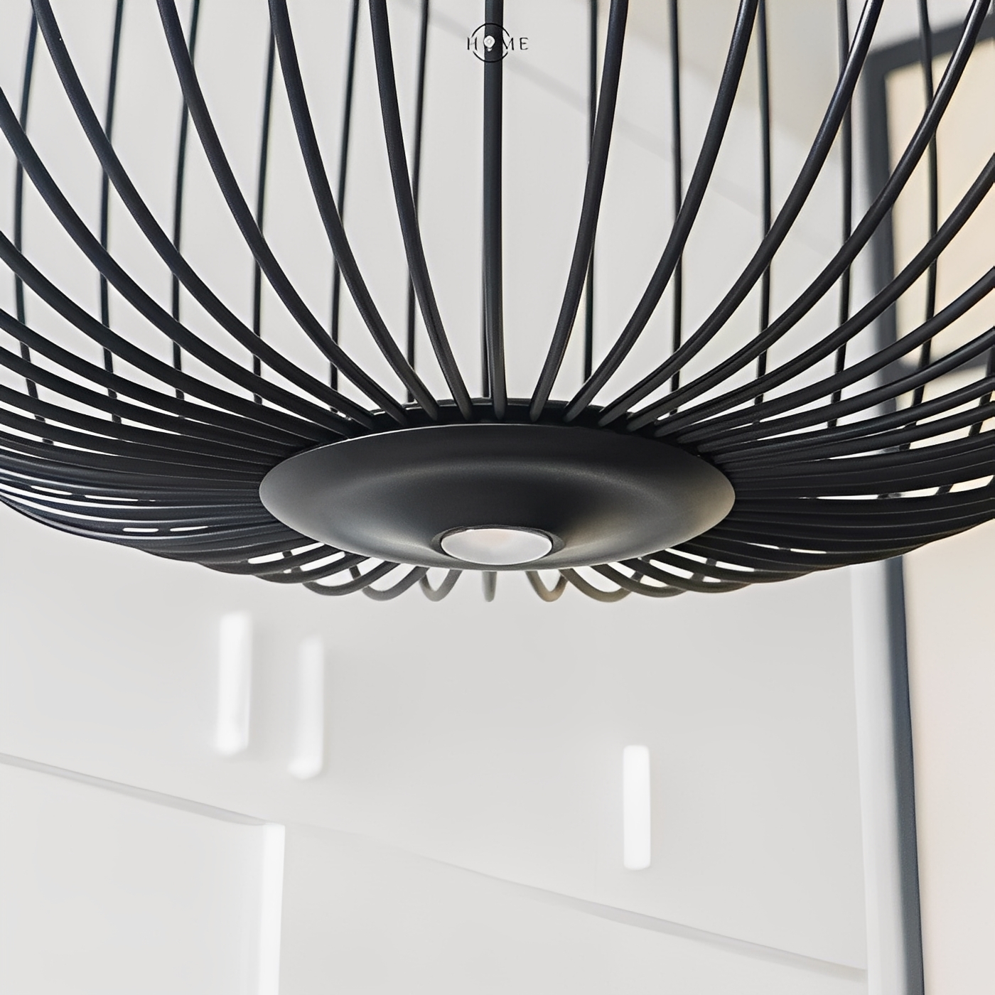 Corvin – Lustre Cage à Oiseaux Moderne