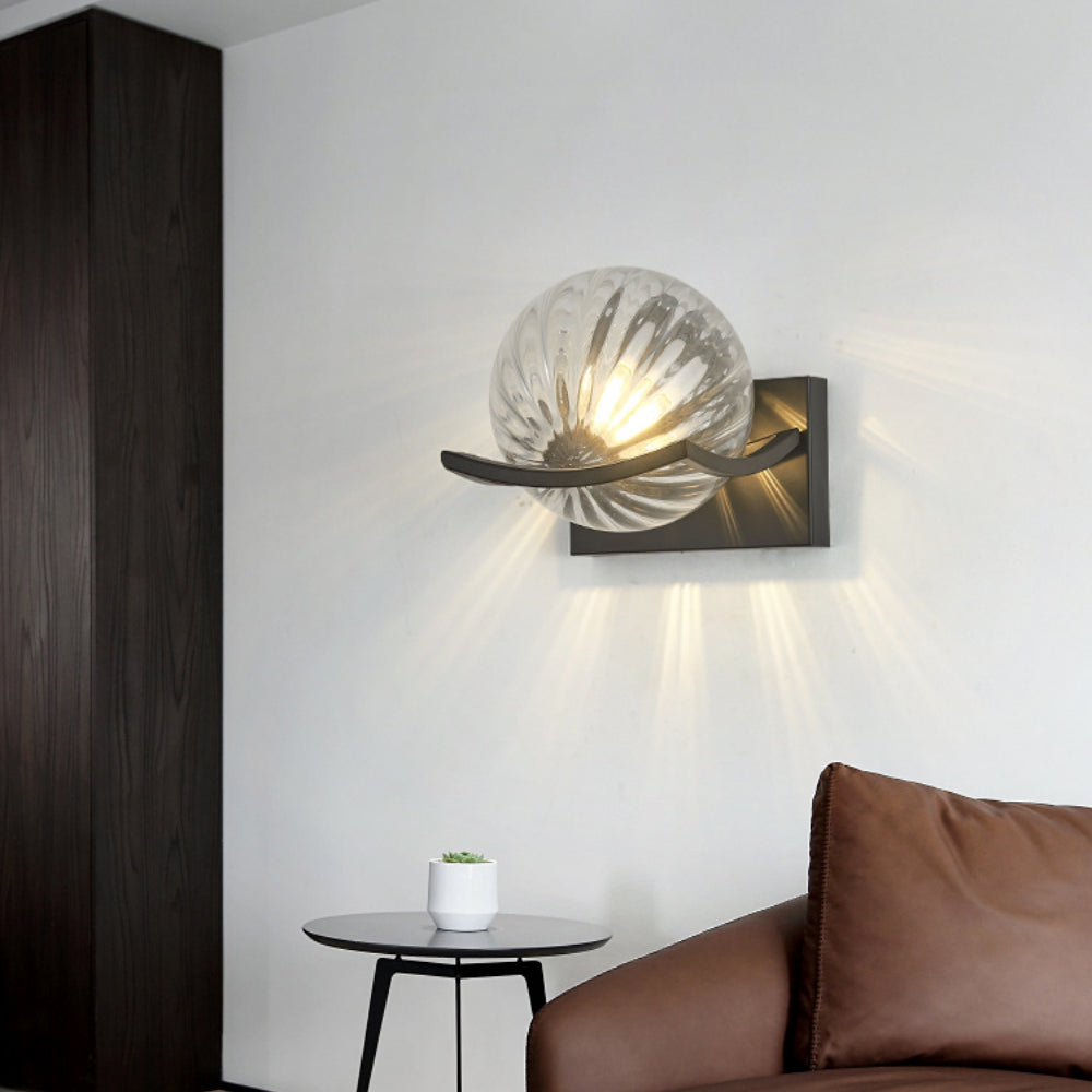Nolan – Applique murale LED moderne en verre
