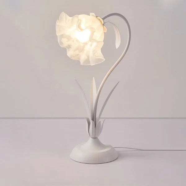 Inga – Lampe de Table Vintage Fleurs Ajustable