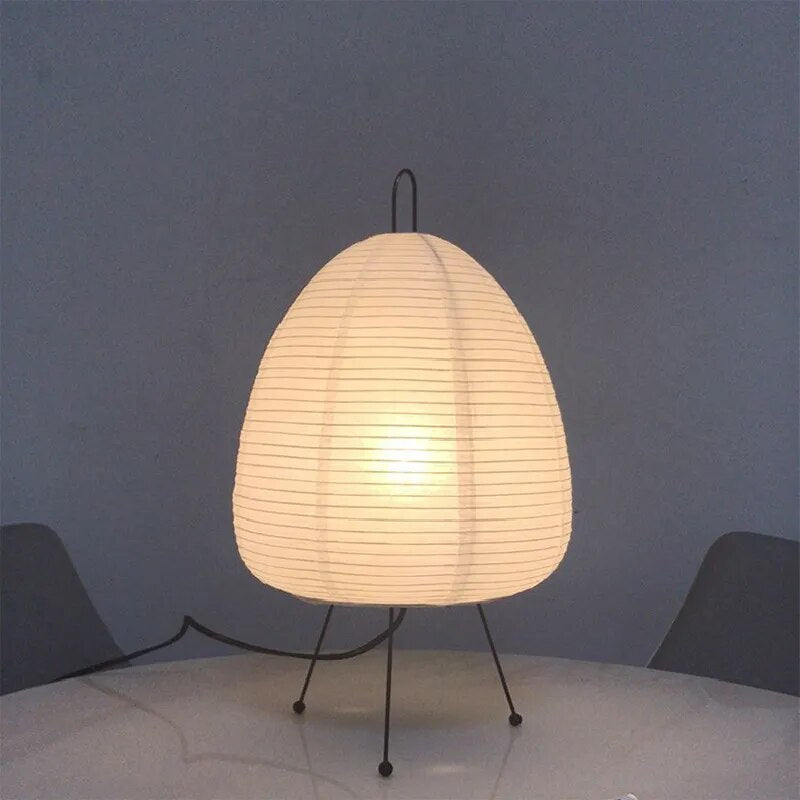 LueurZen – Lampadaire japonais en papier de riz traditionnel