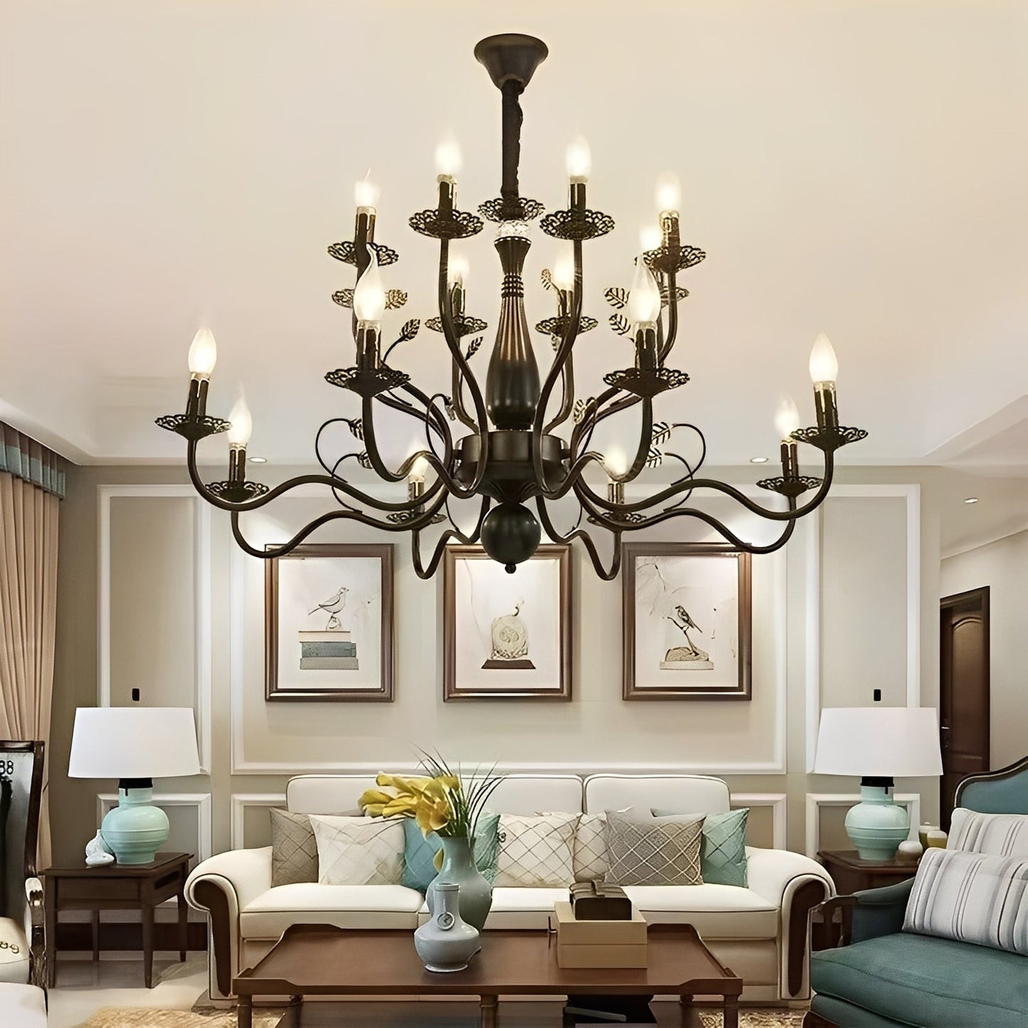 Collin – Lustre en Cristal Américain