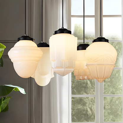 Arvida – Candelabro de Cristal Industrial Retro