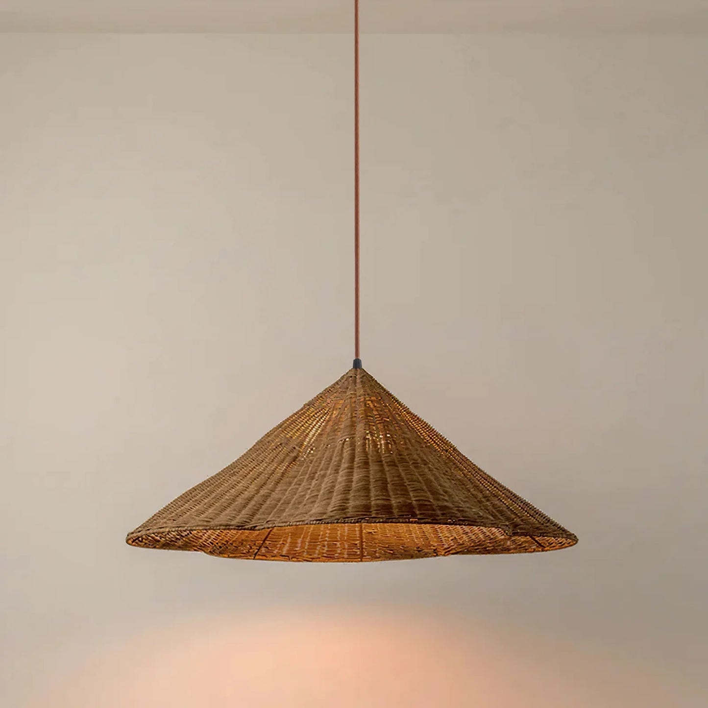 Isla – Lampe Tissée Suspendue Boho