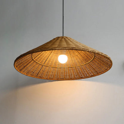 Niva – Lampe suspendue en rotin Boho