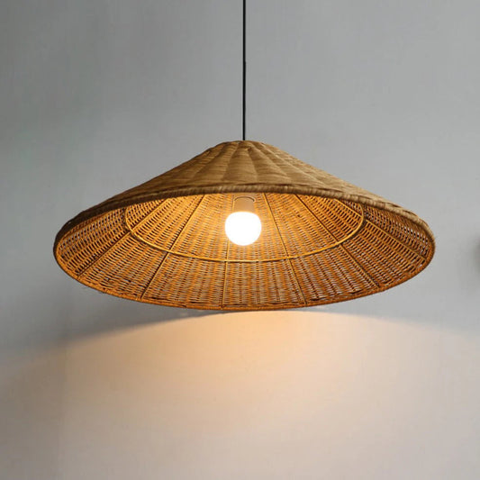 Niva – Lampe suspendue en rotin Boho