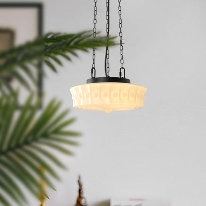 Elora – Suspension blanche style vintage