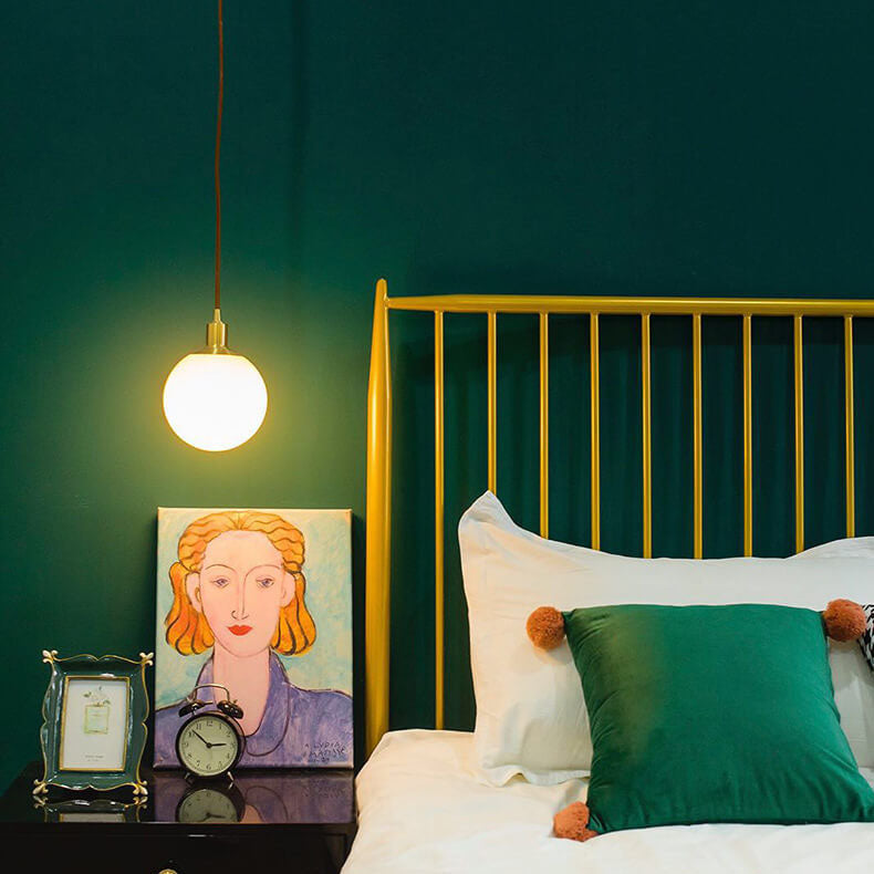 Toshi – Lustre en verre nordique en forme de sphère