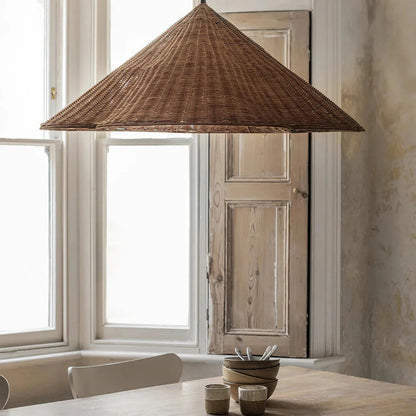 Isla – Lampe Tissée Suspendue Boho