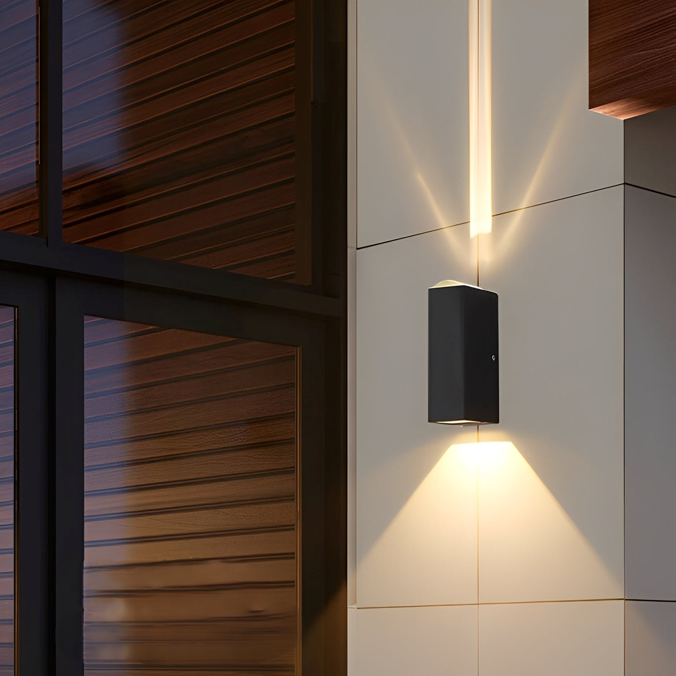Aeris – Lampe murale LED extérieur