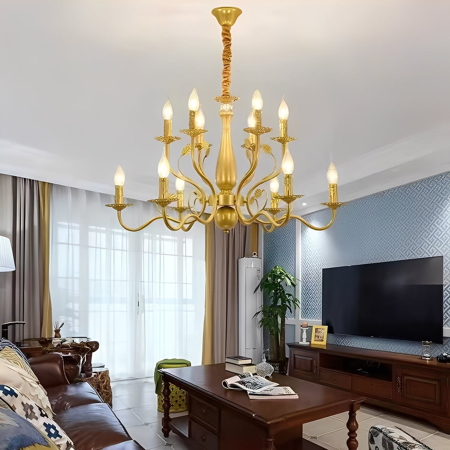 Collin – Lustre en Cristal Américain