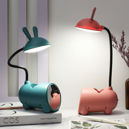 Lampe de Bureau LED avec Porte-Stylos – Tactile et Rechargeable par USB