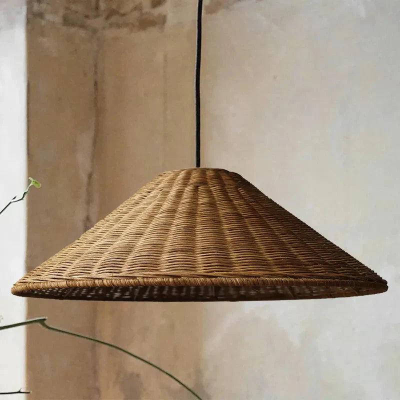 Niva – Lampe suspendue en rotin Boho