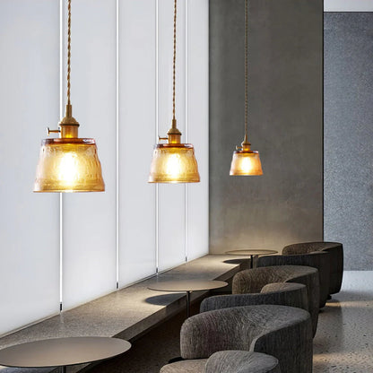 Miyu – Lampe en verre suspendue minimaliste