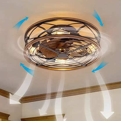 Darian – Ventilateur de plafond moderne avec éclairage