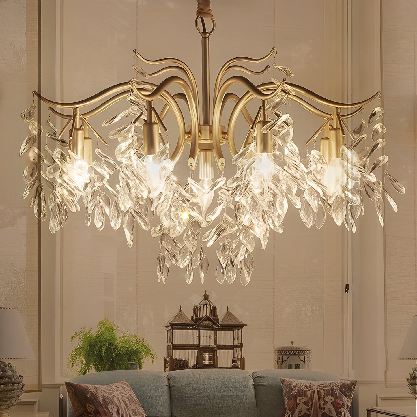 Savannah – Lustre en cristal américain