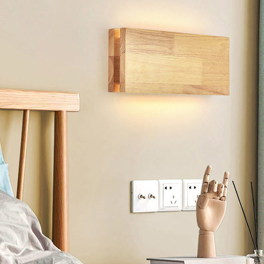 Norah – Solide Bois-Applique Murale