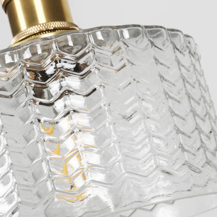 Vionna – Lustre Créatif en Laiton et Verre