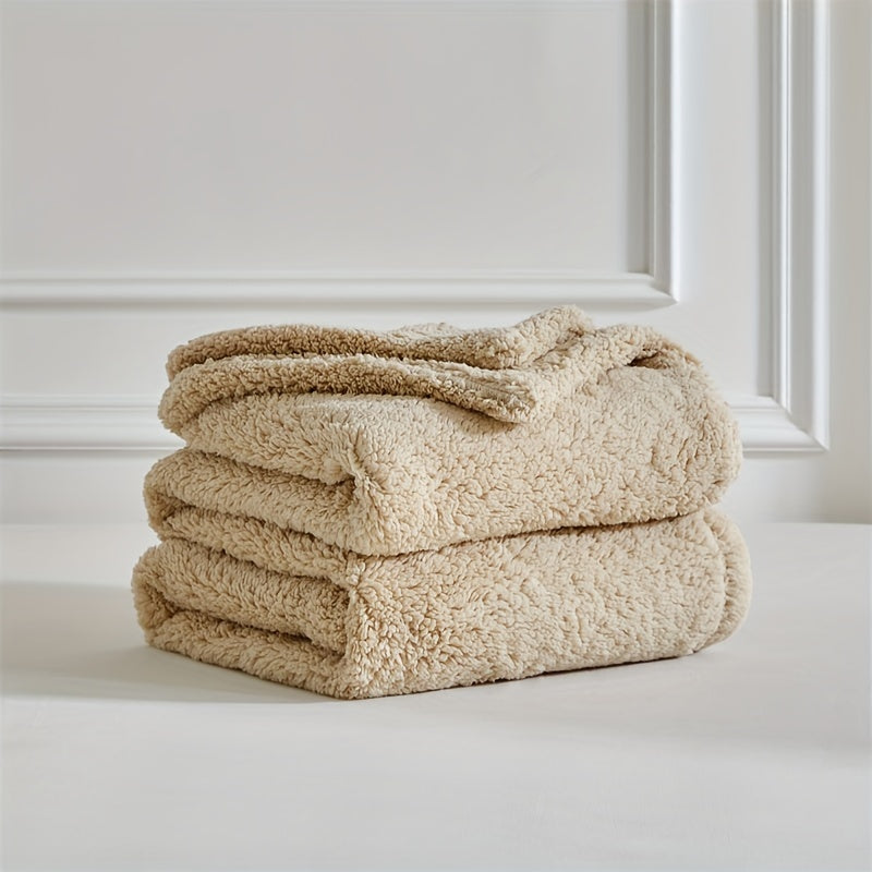NuageChaud – Couverture sherpa douce & réversible