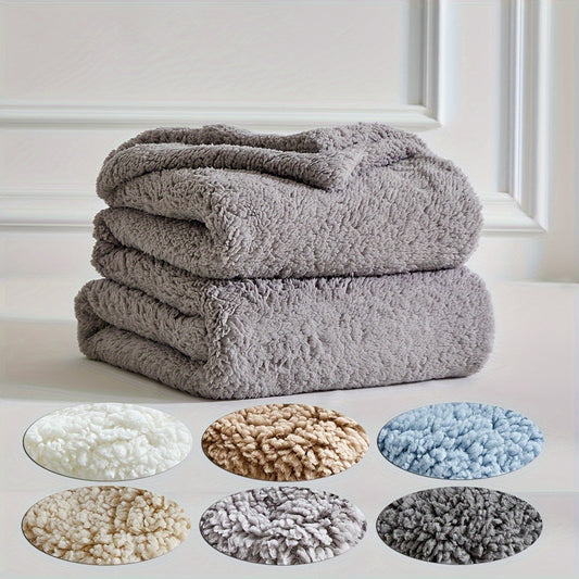 NuageChaud – Couverture sherpa douce & réversible