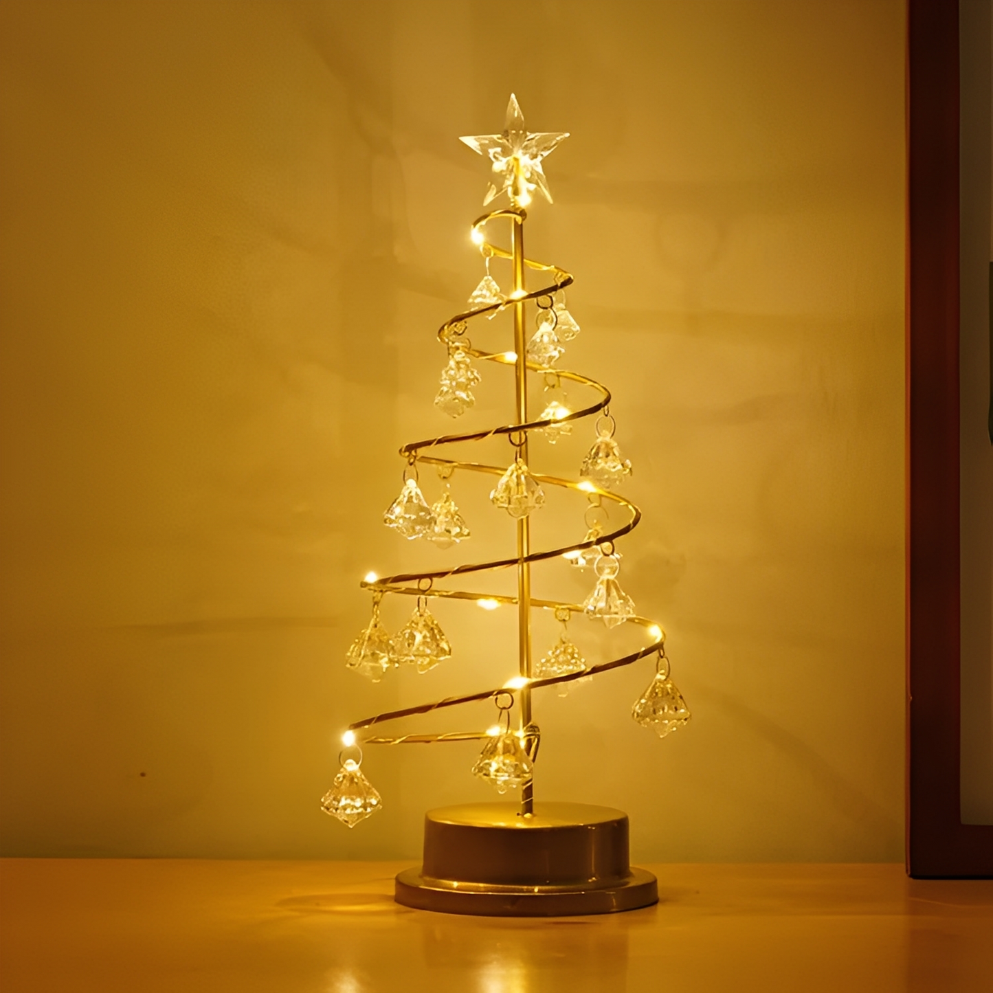 Yamira – Cristal Árbol de Navidad LED-Cadena de Luz