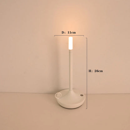 Elina – Lampe de table rétro portable avec effet bougie