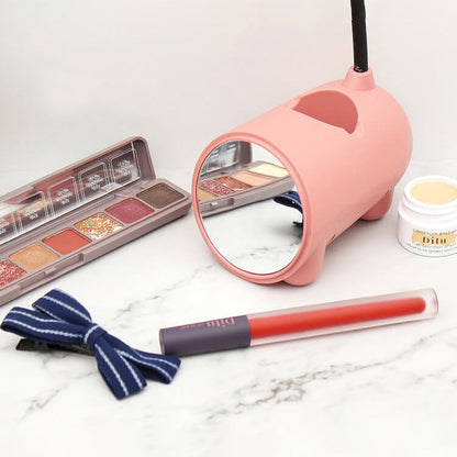 Lampe de Bureau LED avec Porte-Stylos – Tactile et Rechargeable par USB