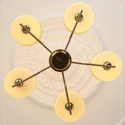 Belue – Lustre moderne en laiton et en verre