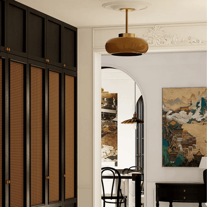 DômeLumineux – Suspension moderne à forme arrondie