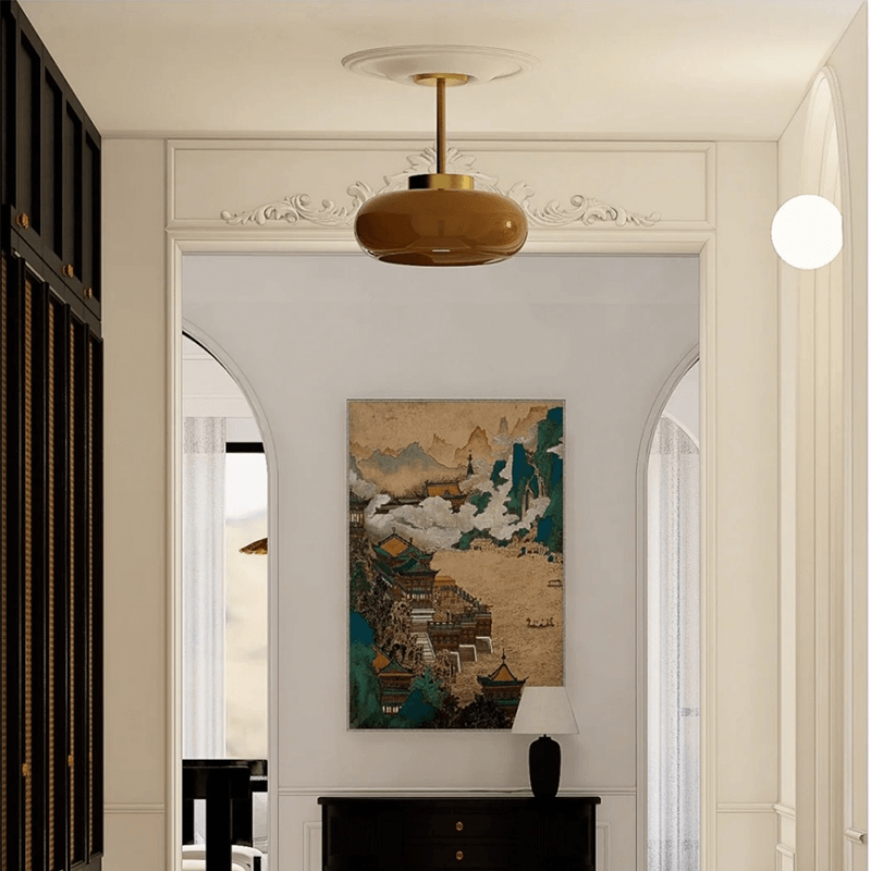 DômeLumineux – Suspension moderne à forme arrondie