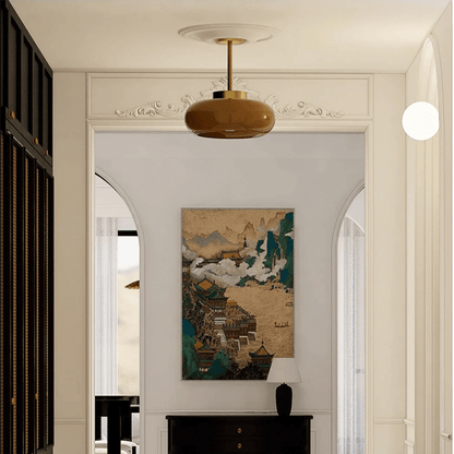 DômeLumineux – Suspension moderne à forme arrondie