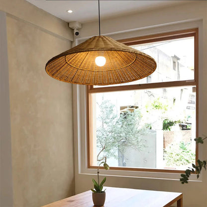 Niva – Lampe suspendue en rotin Boho