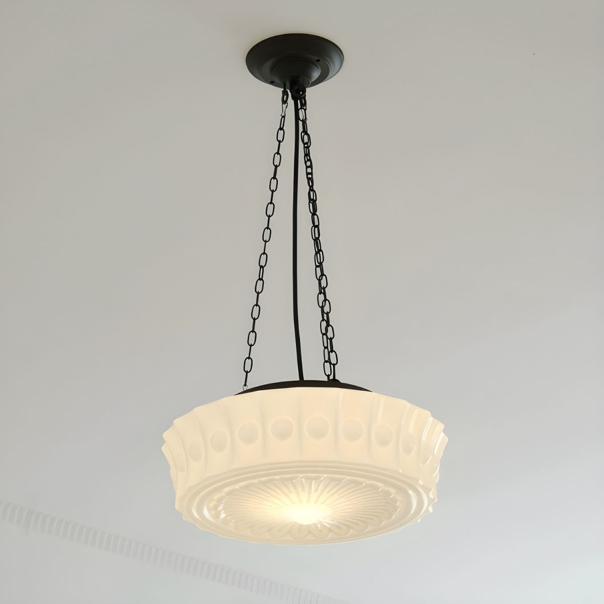 Elora – Suspension blanche style vintage
