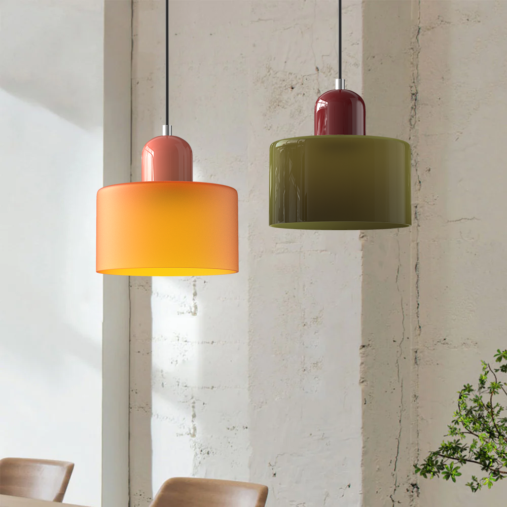 Frieda – Lampe suspendue moderne en verre