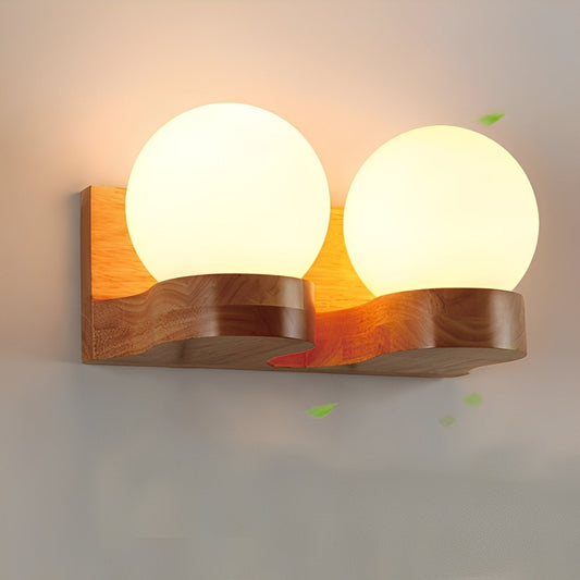 Alvaro – Lampe Murale en Bois Noble