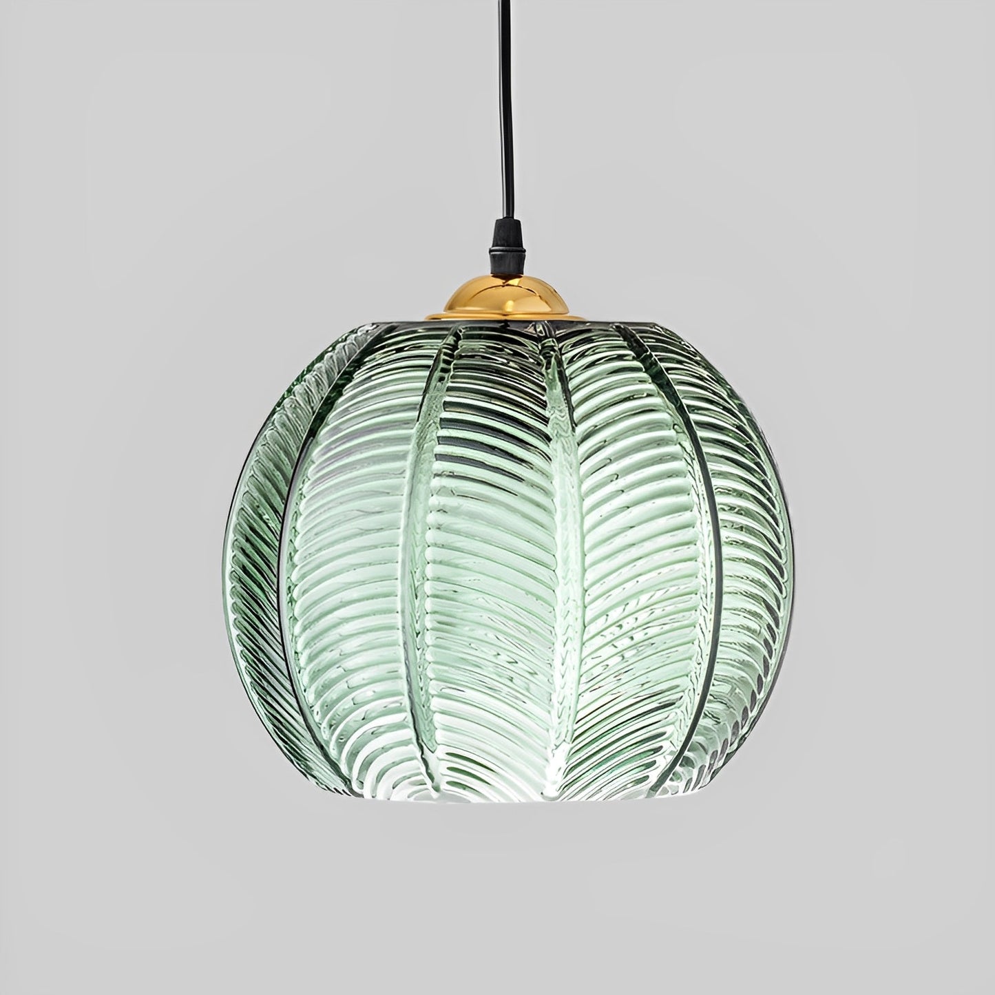 Pina – Suspension en verre cannelé