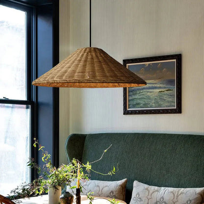 Niva – Lampe suspendue en rotin Boho