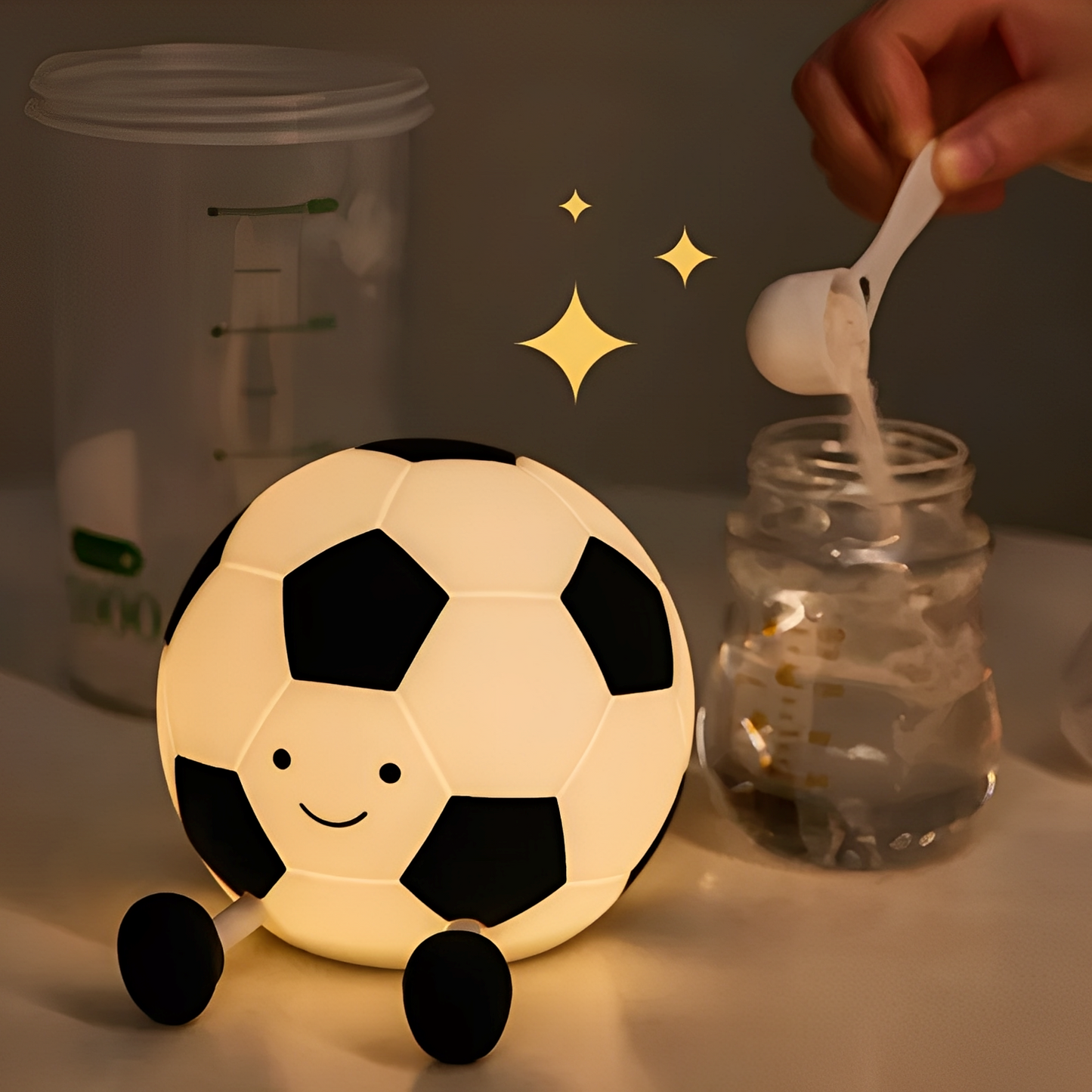 GlowKick – Lampe de nuit football