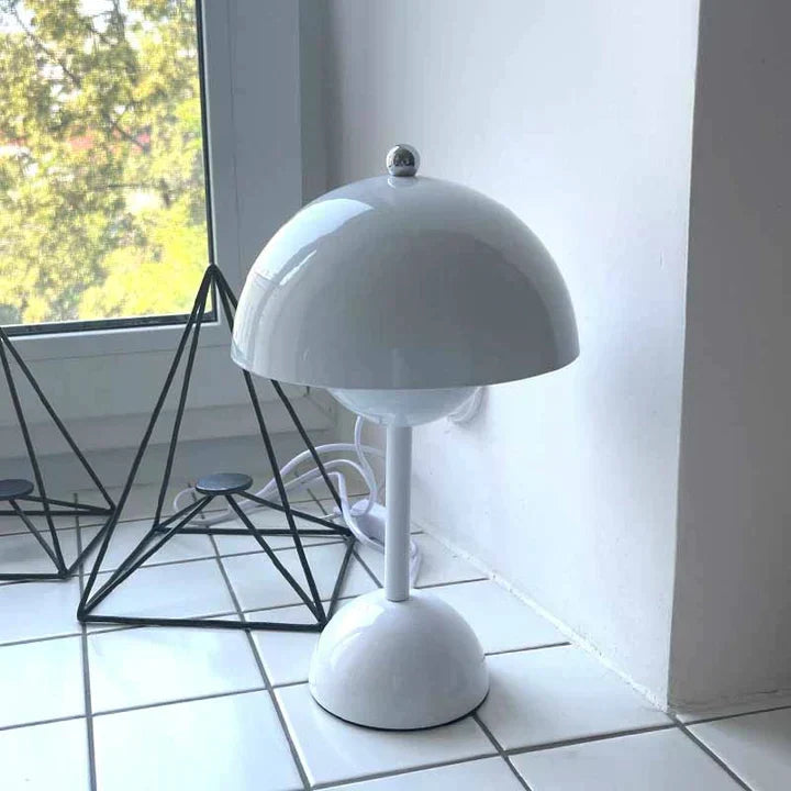 Lampe de bureau à dôme coloré - Style nordique moderne