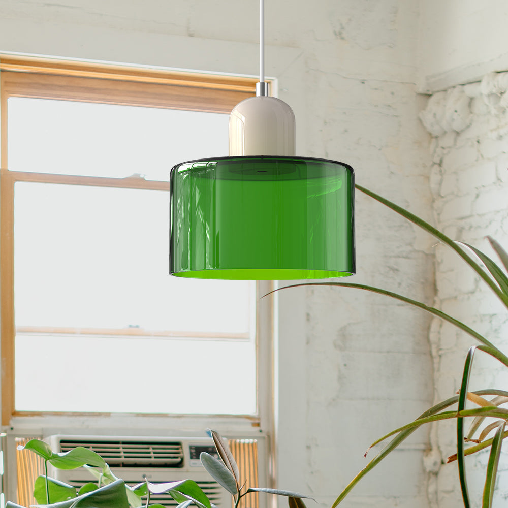 Frieda – Lampe suspendue moderne en verre
